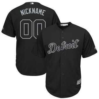 Detroit Tigers Majestic 2019 Players' Weekend Cool Base Roster Customized Black Jersey,We sell and wholesale Detroit Tigers Majestic 2019 Players' Weekend Cool Base Roster Customized Black Jersey on line form chian!
